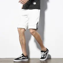 Японский стиль летние мужские шорты винтажные свободные хлопковые шорты в повседневном стиле до колена Короткие Hombre