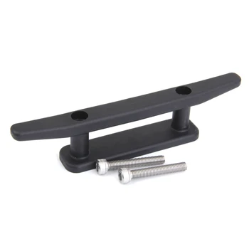 

Black Nylon Marine Boat Dock Fixed Anchor Cleat Kayak Canoe Accessory