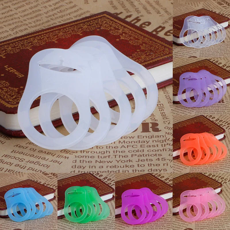 

New 5Pcs Multi Colors Silicone Button Baby Dummy Pacifier Holder Clip Adapter for MAM Rings #K4UE# Drop Ship