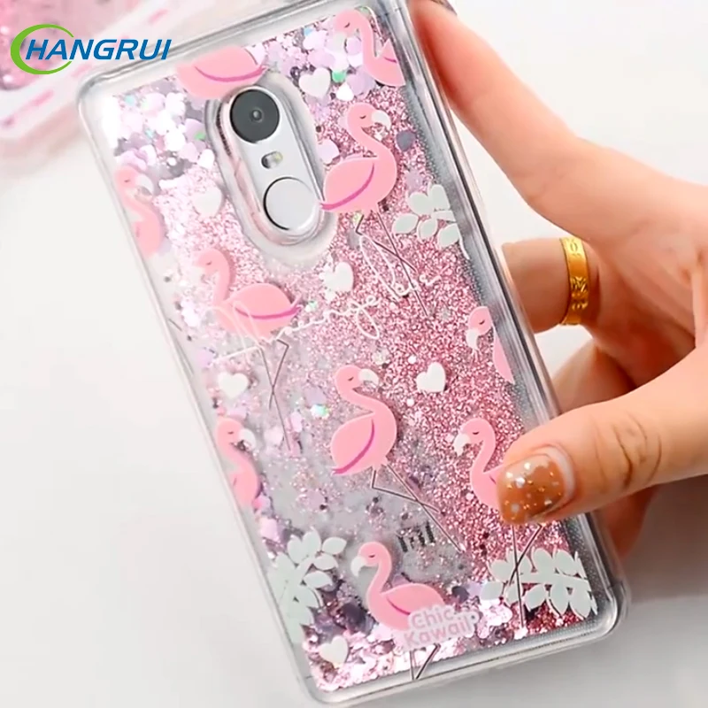 

Glitter Silicone Phone Case For Xiaomi Redmi Note 7 Liquid Quicksand Cover on Redmi Note 7 Pro Note7 7Pro Cases Coque