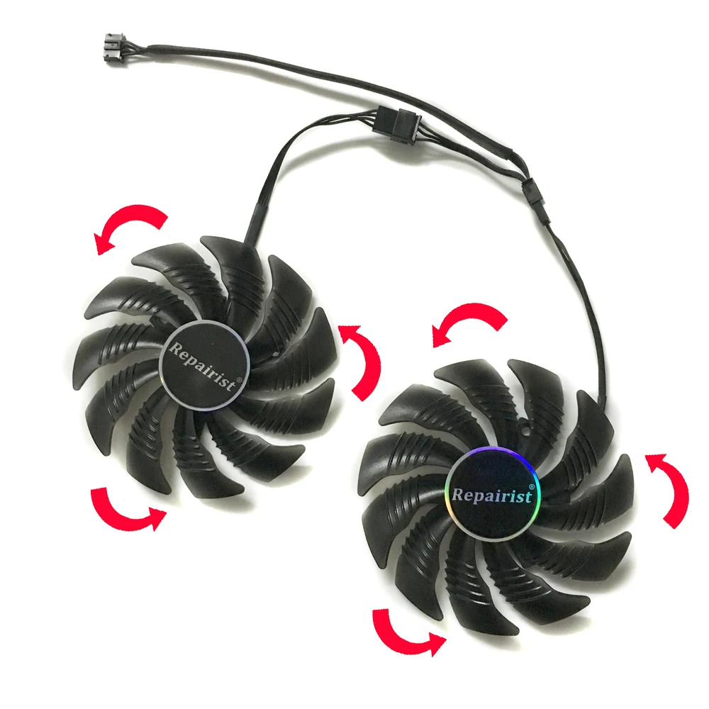 Shop Generic Pld09210s12hh 87mm Graphics Card Fan Gpu Cooler For