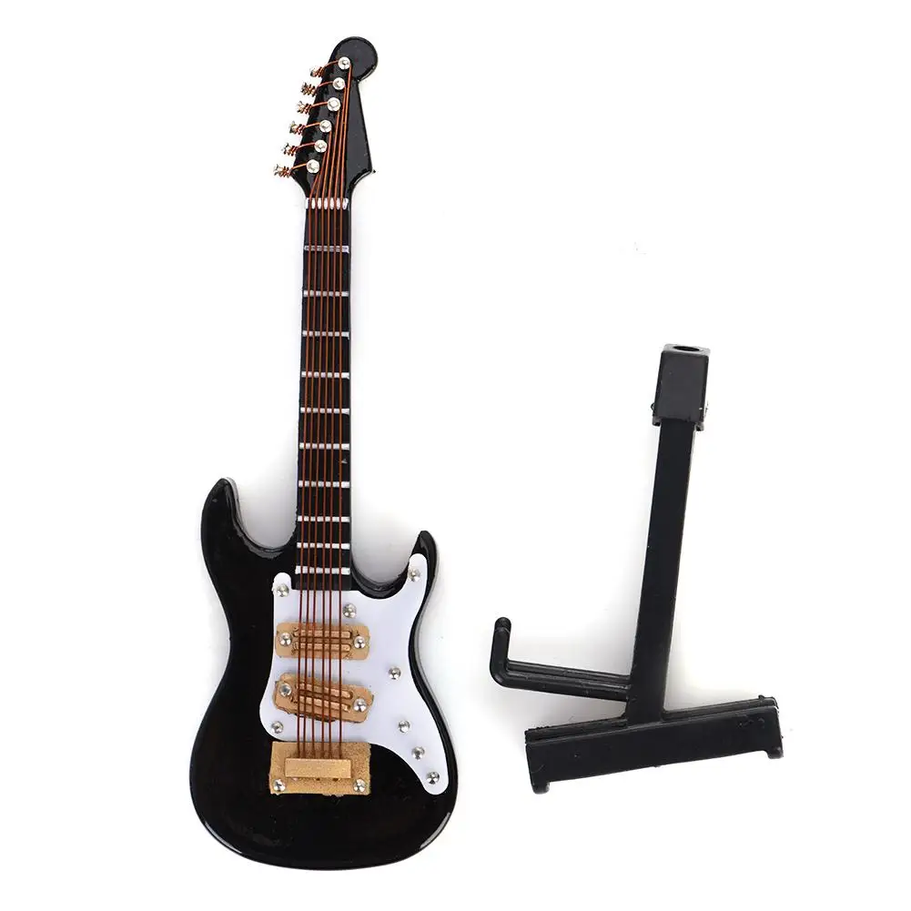 10 cm Mini Guitarra Eléctrica modelo de Guitarra miniatura modelo Guitarra colección ornamentos decorativos modelo de regalo con soporte 10 cm Mini Guitarra Eléctrica modelo de Guitarra miniatura modelo Guitarra colección ornamentos decorativos modelo de regalo con soporte