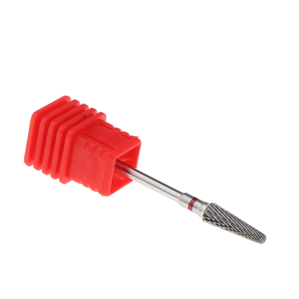 Safe Tungsten steel Nail Drill Bit Cuticle Clean Nail Drill Bits Manicure Drill Bits, for Cuticle Clean, Gel Remove