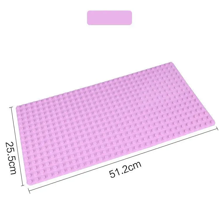 

2018 Large Particles Block Bottom Base Plate Board DIY Building Blocks Baseplate Toys Children Compatible Kids Gift Duplo 16x32