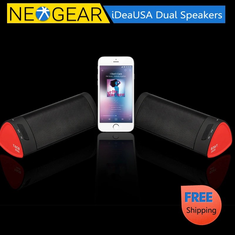 taco dual bluetooth speakers