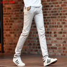 Модные тонкие брюки мужские Весна и лето новые карманные кружевные мужские брюки повседневные брюки