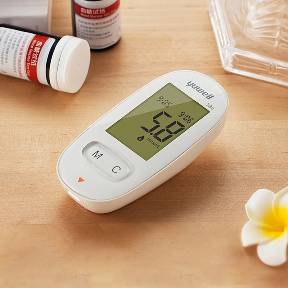 Глюкометр для диабетиков YUWELL580 глюкометр измерения уровня сахара в крови
