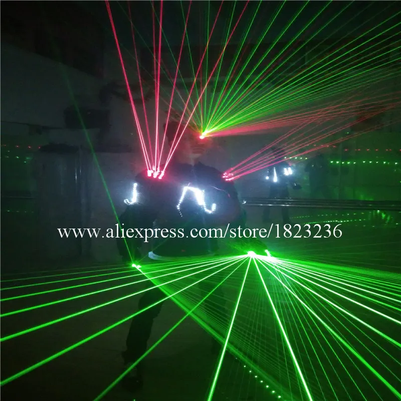 Hot Sale Laser Man Costume Led Luminous Laser Show Robot Suit Party Stage Performance Laserman Ballroom Clothes01