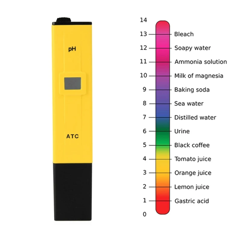 

Ph Pen Acidity Meter PH Value Detector Portable Swimming Pool Water Quality Urine Testing Equipment Household Supplies