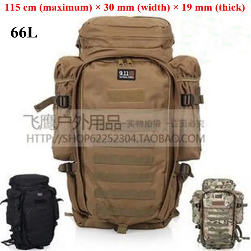 

Molle mountaineering explorer big capacity double shoulder outdoor travel portfolio 911 MILITARY bag durable rifle backpack