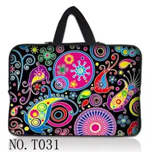 Красочный цветок 1" Laptop Sleeve сумка+ Скрыть Ручка для 13.3" Apple MacBook Pro, HP Folio Sony Yoga13