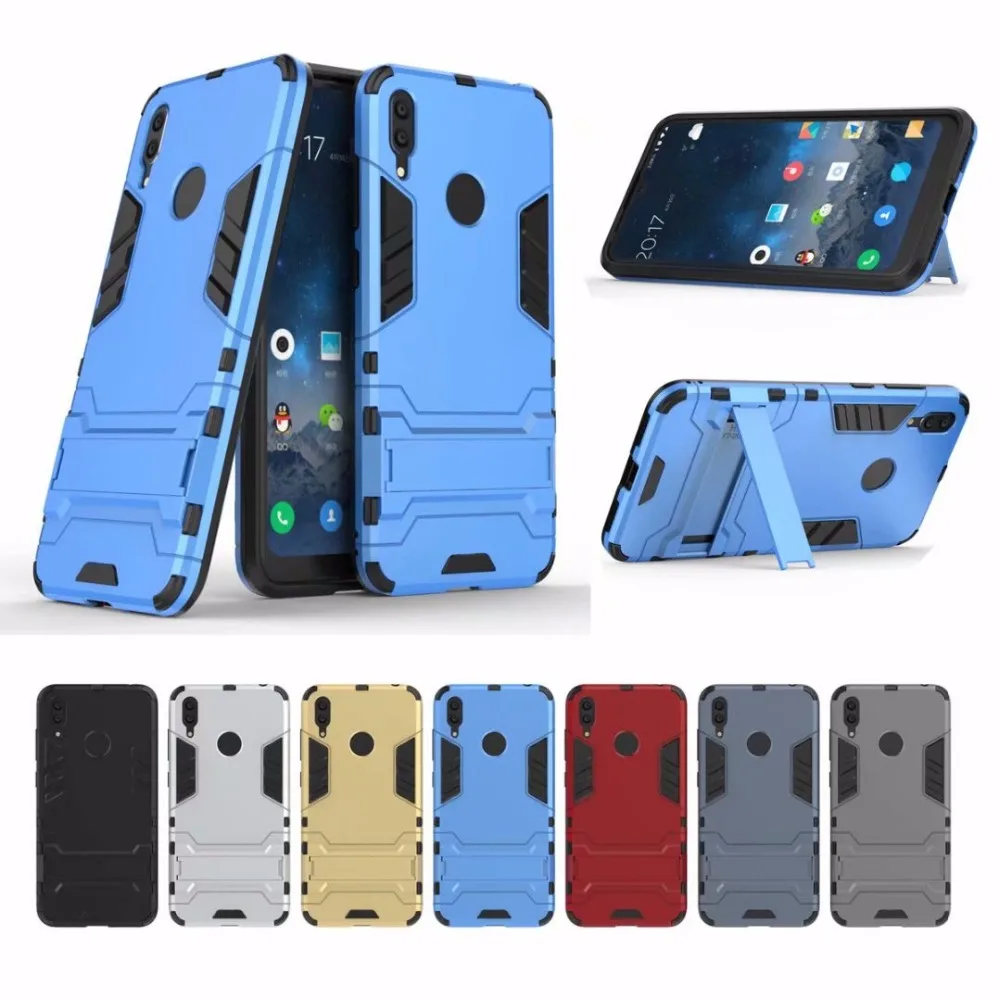 

Heavy Duty Armour Fundas Case Shockproof Full Body Cover For Huawei Y7 2019