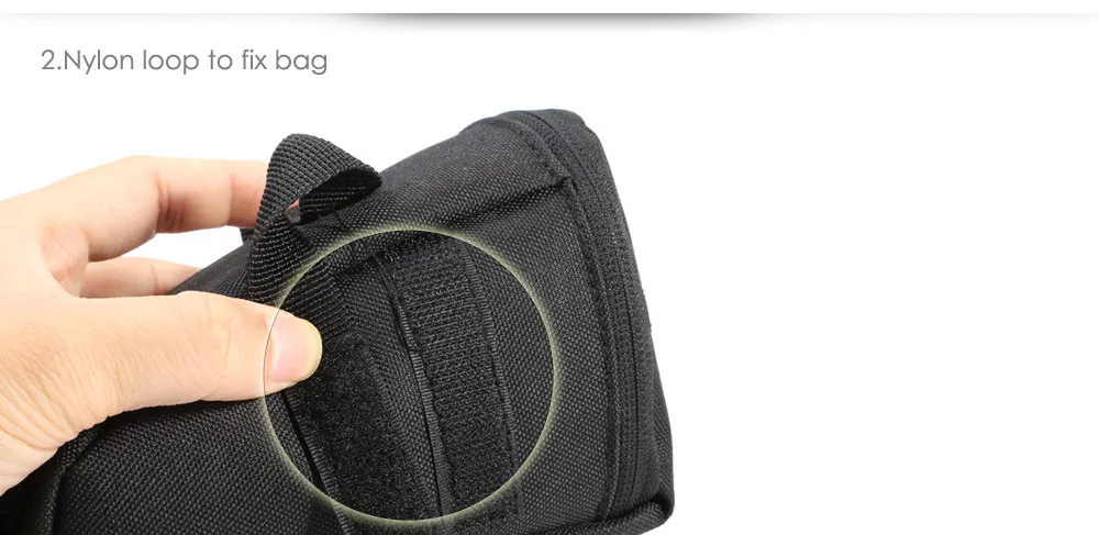 Flash Deal Waterproof Bicycle Saddle Bags,15cm*10cm*8cm Black Reflective Cycling Seat Tail Bag,Seatpost Pouch for Bike Outdoor Accessories 3