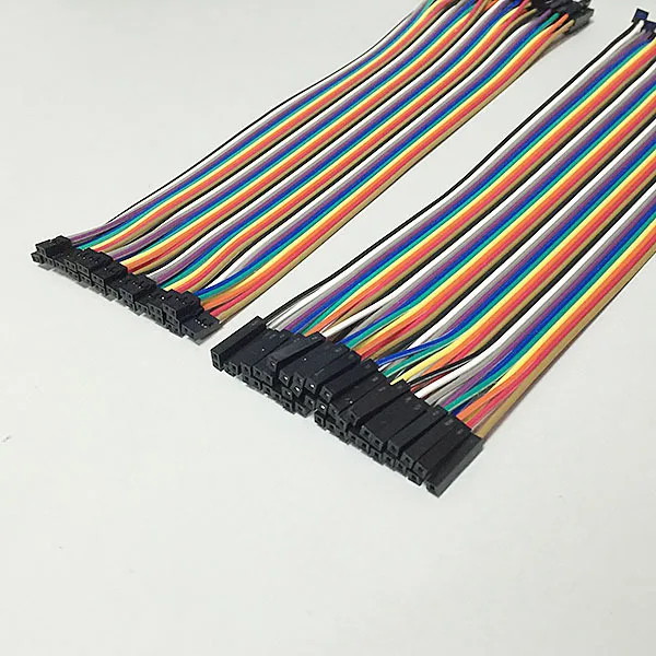 40pcs in Row 40P Dupont Cable 20cm 2mm Switch to 2.54mm 2P-1P Wire NEW