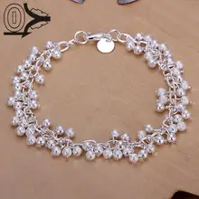 Торговля посеребренный браслет, свадебные ювелирные аксессуары, модный серебряный песочный светильник, виноградный браслет на подарок