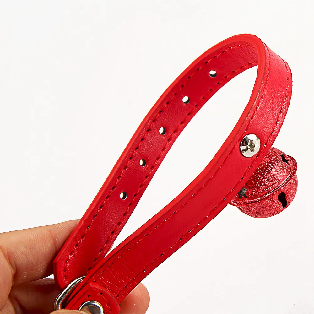 Pet Collars For Dogs Puppy Chihuahua Solid Bells Dog Collar For Cats Pitbull Training Basic (25)