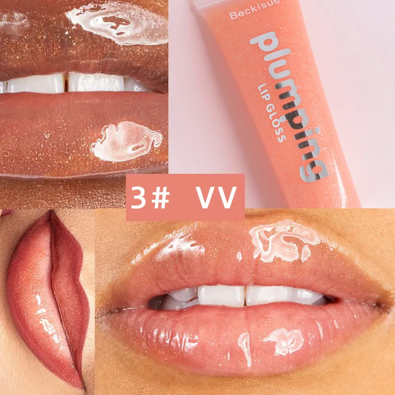 

Wet Cherry Gloss Plumping Lip Gloss Lip Plumper Makeup Big Lip Gloss Moisturizer Plump Volume Shiny Vitamin E Mineral Oil TSLM1