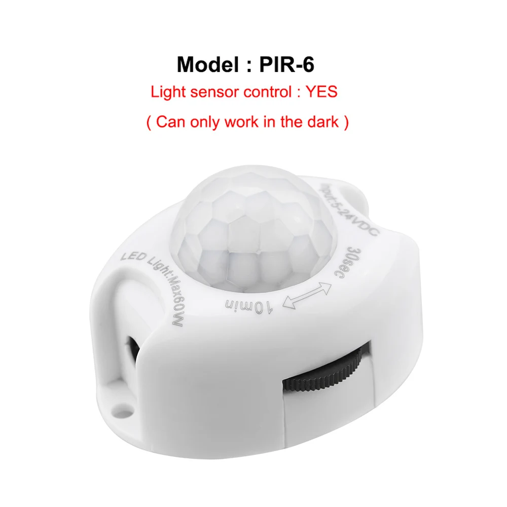 PIR Motion Sensor Light Switch with Free Welding Accessories