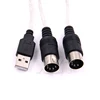 MIDI кабель для USB конвертер Профессиональный MIDI интерфейс аудио Музыка для клавиатуры ПК для электрического фортепиано барабан адаптер ► Фото 2/5