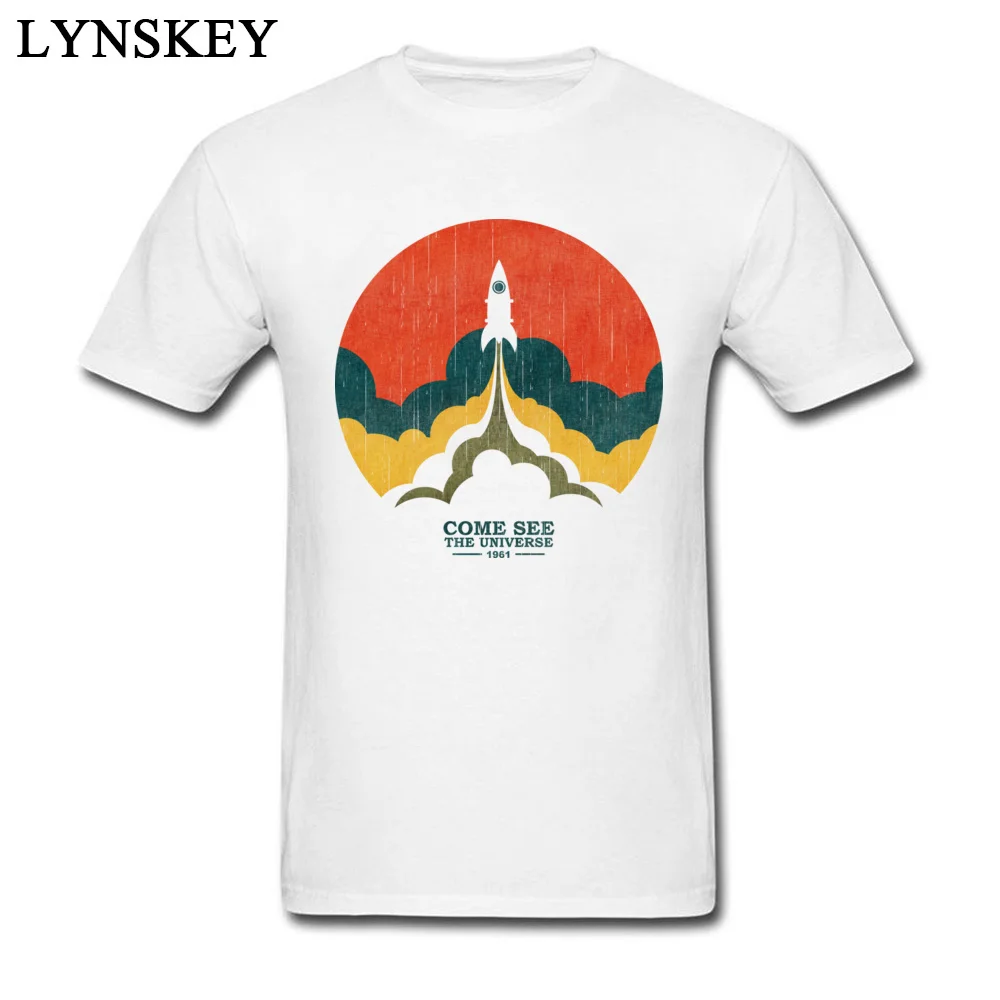 Fashion Men's T-Shirt O Neck Summer/Autumn Short Sleeve 100% Cotton Tops Shirt Up and Beyond Custom Clothing Shirt Top Quality Up and Beyond white