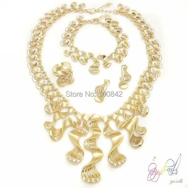 free shipping! dubai real gold plated jewelry/ saudi gold jewelry/ fake