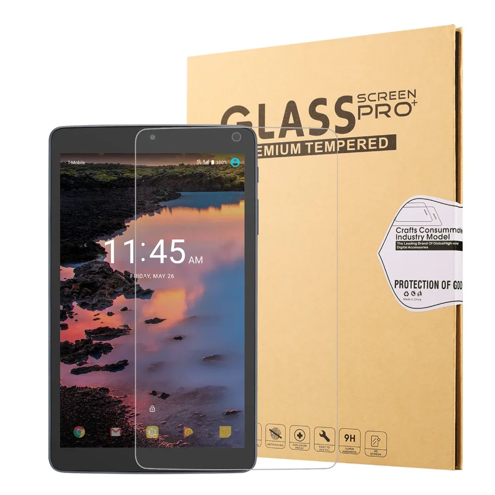 Для " Alcatel 3 т 8 дюймов Tablet закаленное Стекло Экран протектор