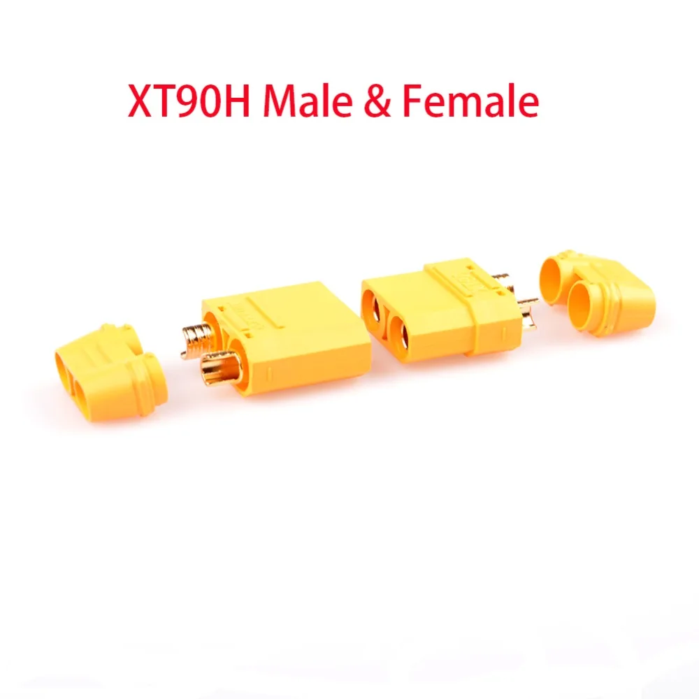 10 Pairs Amass XT90H Male Female Bullet Connectors Plugs XT90 with cap For RC Lipo Battery amass xt60u male female bullet connectors plugs upgraded from xt60 for rc lipo battery