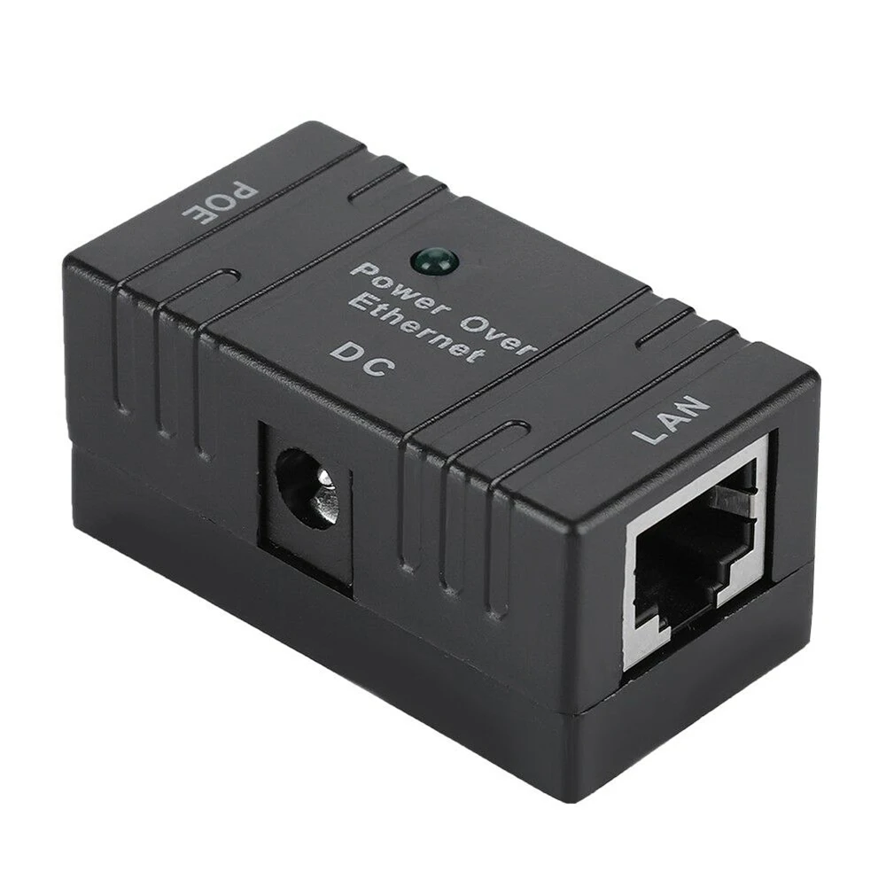1 шт. черный RJ45 POE сплиттер инжектор переключатель адаптер питания для HIKVISION Dahua IP