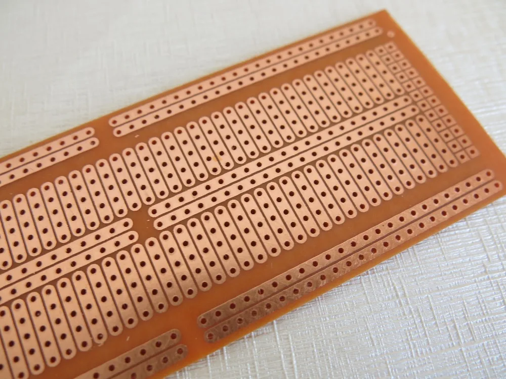 

5pcs 4.8x13.2cm 5er joint holes prototyping circuit board Stripboard Veroboard Single Side Platine breadboard experiment pcb