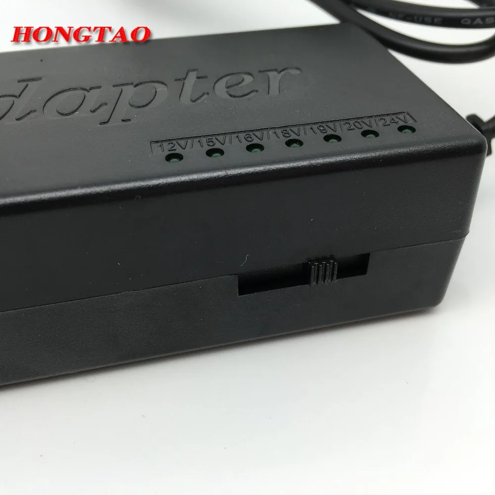 110-220 فولت ac إلى dc 12 فولت/15 فولت/16 فولت/18 فولت/19 فولت/20 فولت/24 فولت شاحن محمول نتبووك كمبيوتر محمول امدادات الطاقة شاحن محول 96 واط العالمية