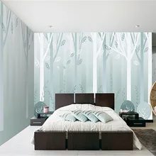 Пользовательские 3D печать DIY ткань и текстильные обои для стен обои матовый шелк для постельных принадлежностей гостиной цветы птицы домашний декор