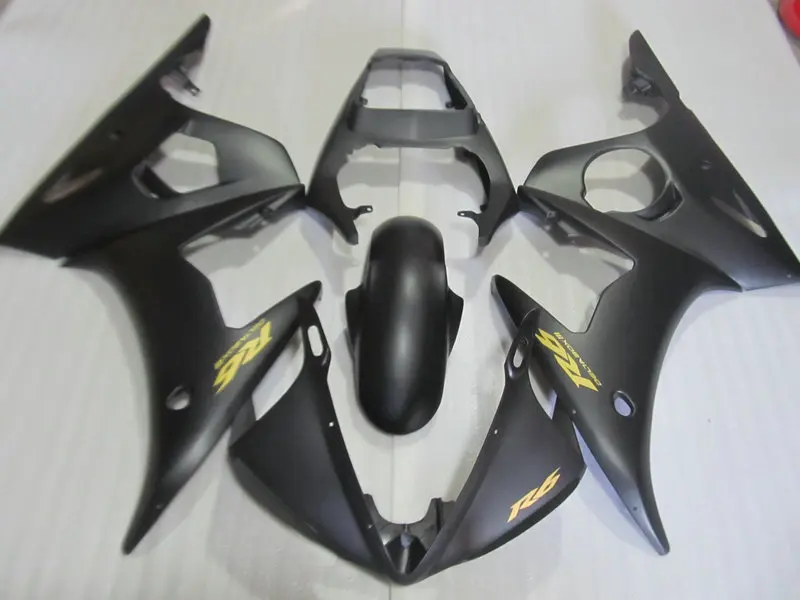 Набор обтекателей для мотоциклов YAMAHA YZFR6 2003 2004 YZF R6 03 04 yzfr6 ABS Матовый черный набор +