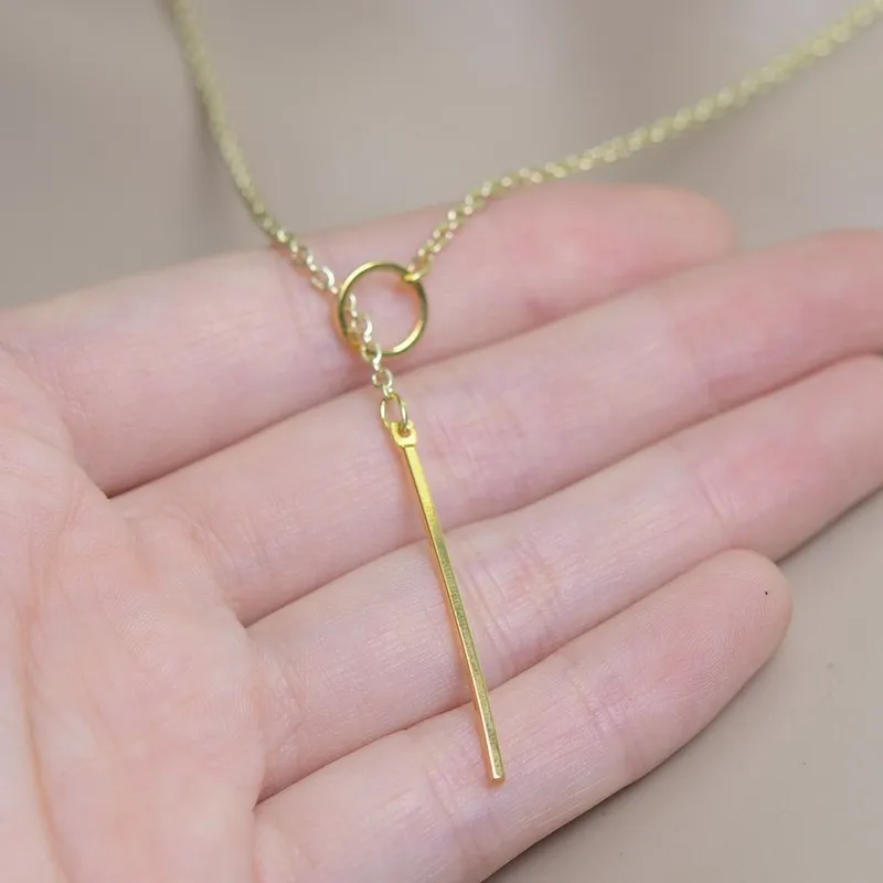 2019 модное крошечное ожерелье для девушек женщин простая цепь металлическое