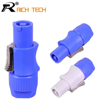 

1PC SpeakON Male Plug PowerCON Type A NAC3FCA+NAC3MPA-1 Chassis Plug Panel adapter 4 Pin Powercon Speaker Connector