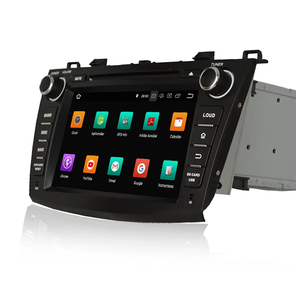 Perfect 8" Octa Core Android 8.0/Quad Core Android 8.1 Car DVD Player for Mazda 3 2010 2011 2012 2013 Car Radio Multimedia GPS Bluetooth 2