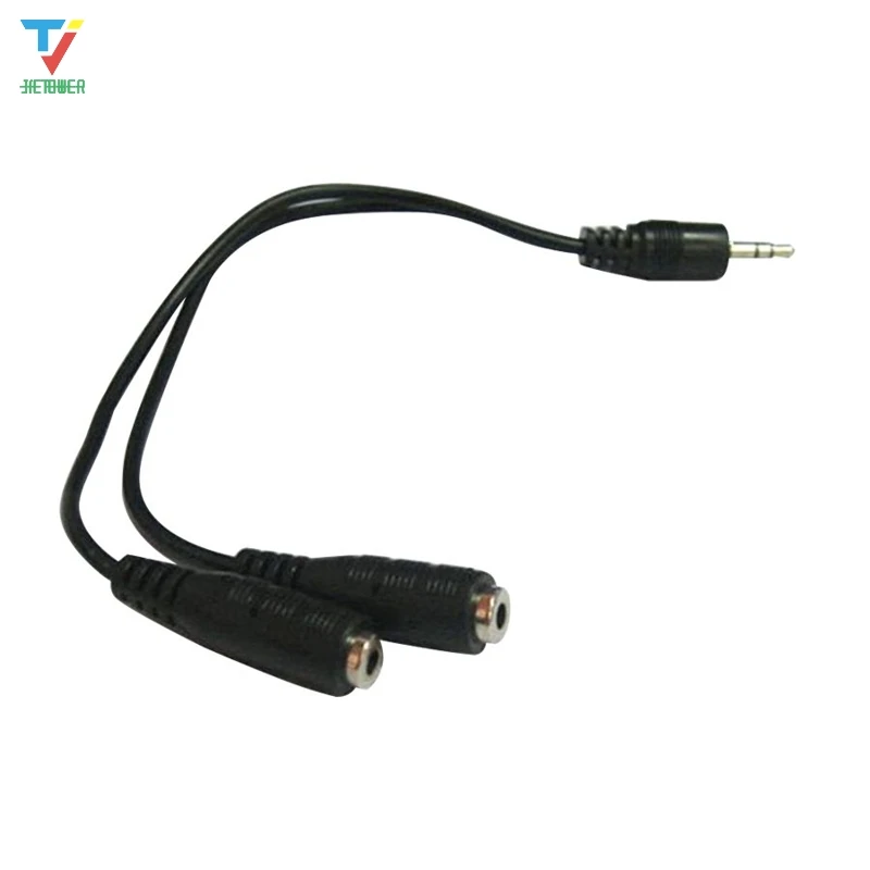 100pcs lot Audio Conversion Cable 3 5mm Male To Female Headphone Jack Splitter Audio Adapter Cable wholesale cheap
