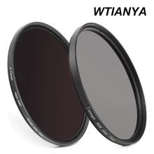 WTINAYA ND 8 ND 1000 ND Filter 62mm for Digital Camera Lens ( ND8 0.9 + ND1000 3.0 Neutral Density + Lens Cap ) nisi 67mm nd1000 ultra thin neutral density filter 10 stop for digital slr camera nd 1000 67mm slim lens filters