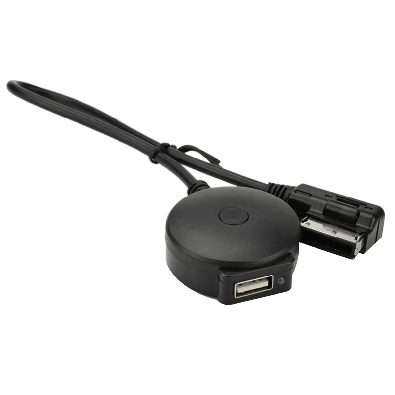 Автомобильный Bluetooth Aux приемник кабель аудио медиа Ami Mdi интерфейс для Volkswagen Audi A4 A5 A6 Q5 Q7 - Цвет: Черный