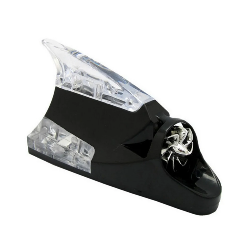 

1pc Car Antenna LED Auto Radio Signal Aerials Roof Wind Power Shark Fin LED Colorful Lights Decor Car Styling Accessories