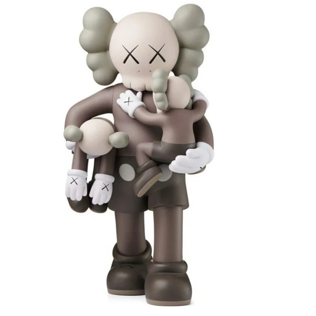 New 16 inch / 40cm OriginalFake KAWS CLEAN SLATE With Baby Brown Black