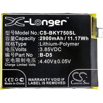 

Cameron Sino Battery For VIVO B-D5 Mobile, SmartPhone Battery Li-Polymer 2900mAh / 11.17Wh