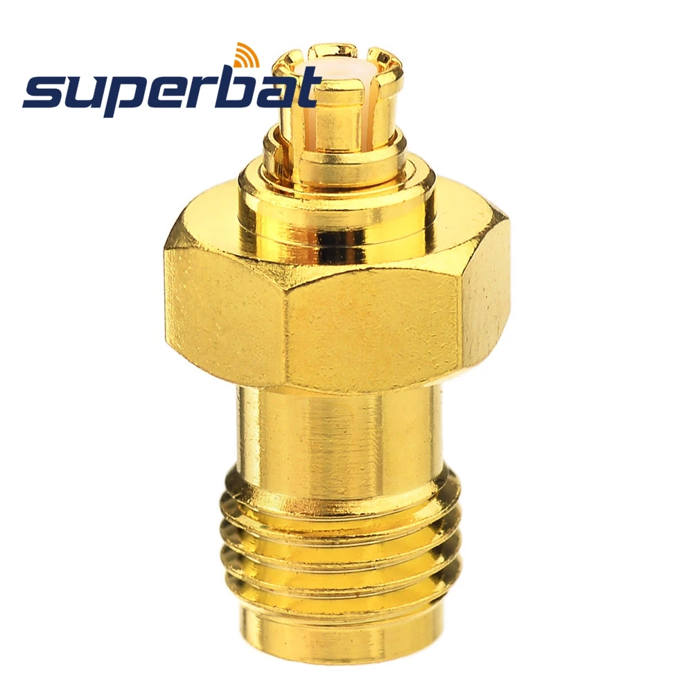 Superbat 50ohm SMP Jack to SMA Straight Female RF Coaxial Connector Adapter for Electronic Components Market