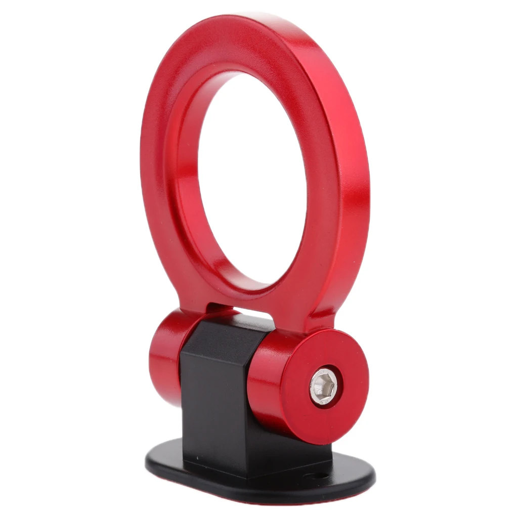 Racing Tow Hook Ring for Car SUV Front Rear Bumper Decoration ONLY ABS Plastic Apply Onto Bumper
