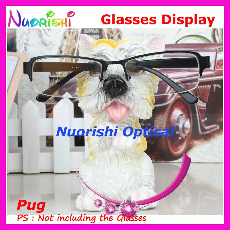 Магазин бытовой украшения автомобиля прекрасный терьер собака очки стенды для очков реквизит CK17