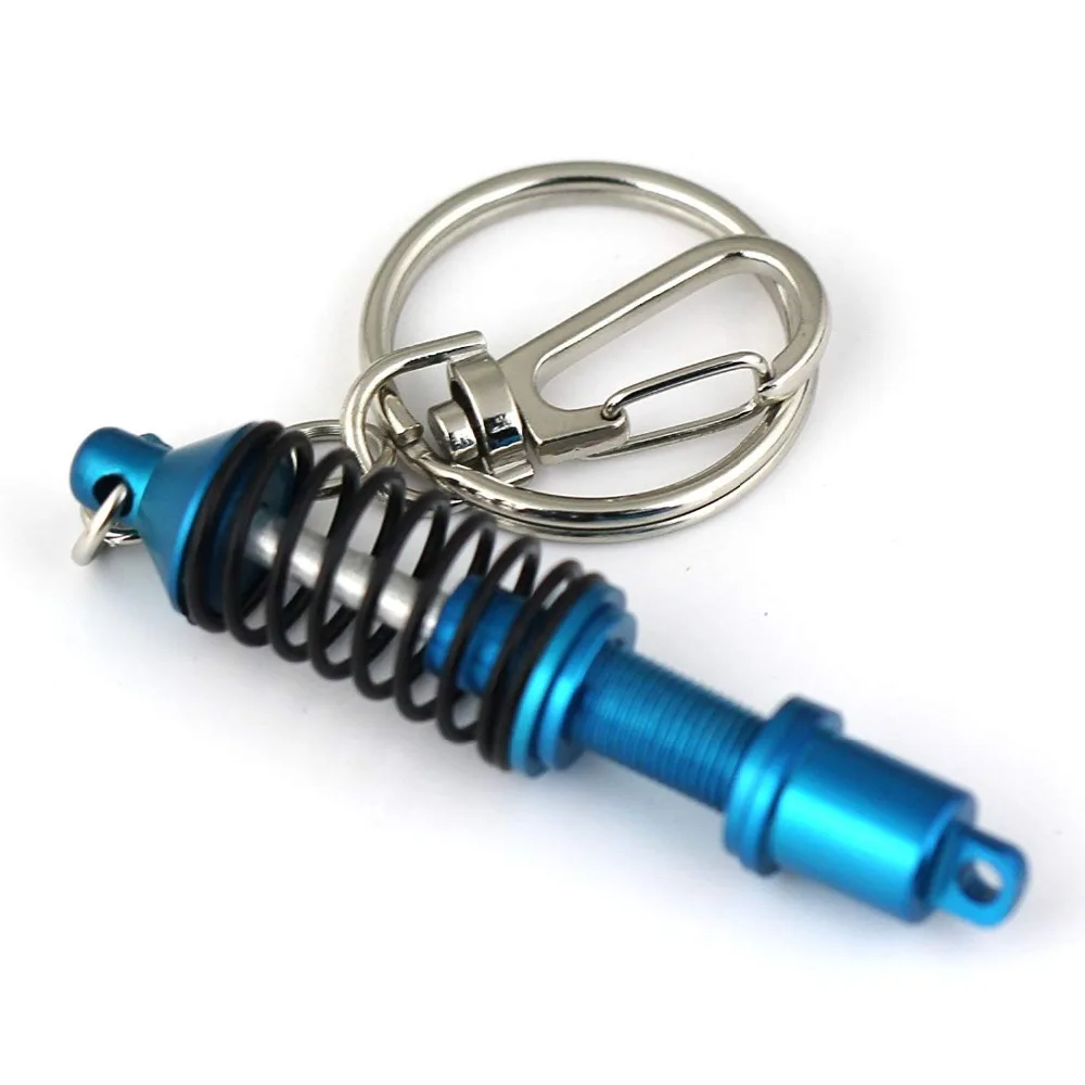 

Creative Hot Auto Part Model Coilover Shock Absorber Keychain Keyring Key Chain Ring Keyfob