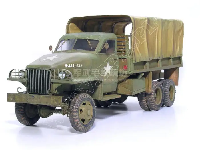 Вторая мировая война грузовик Studebaker US6 3D бумажная модель DIY