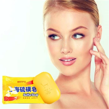 

Shanghai Herbal Sulfur soap 85g ance treatment whitening face soap moisturizing nourishing body working