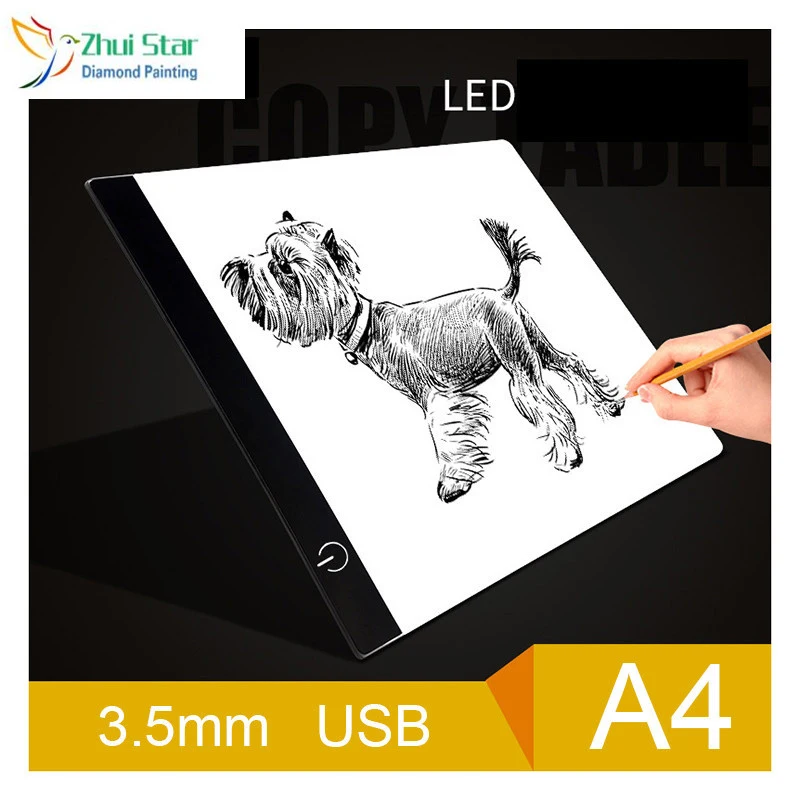 3.5 mm LED artist stencil board tattoo drawing Tracing table display light box Pad, without radiation EU / UK / AU /US / USB 3.5 mm LED artist stencil board tattoo drawing Tracing table display light box Pad, without radiation EU / UK / AU /US / USB