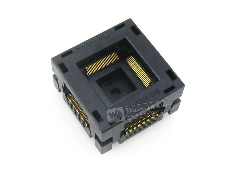 IC201 1004 008 Yamaichi IC тестовая розетка 0 5 мм Шаг QFP100 TQFP100 FQFP100 PQFP100 упаковка|package blister|package