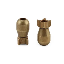 Винтажная мини-Бомба Форма латунный нож бусины зонтик веревка Открытый EDC Паракорд аксессуар